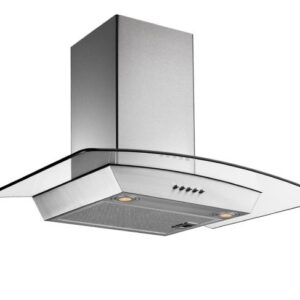 30" Stainless Steel Glass Hood - 3 Speeds - Push Button