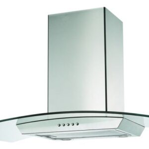 36" Stainless Steel Glass Hood - 3 Speeds - Push Button