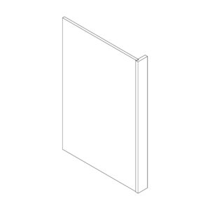 Dishwasher Panel — 24" Depth, 3" Return Gable