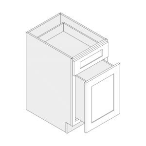 File Drawer — 18" Wide, One Drawer, Single Door