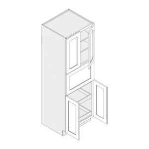 Microwave Wall Pantry — 27" Wide