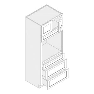 Oven Wall Pantry — 33" Wide, 3 Drawers