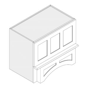 Wood Hood — 30", 36", 42" & 48" Wide, Decorative Arched