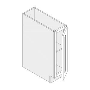 Tray Base — 9" Wide, One Door