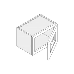 Glass Door For W0612GDC Cabinet (6"W × 12"H)