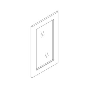 Glass Door — W0930 (9"W × 30"H)