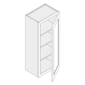 Wall Cabinet 42" Height — One Door
