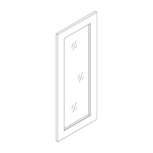 Glass Door — W0942 (9"W × 42"H)
