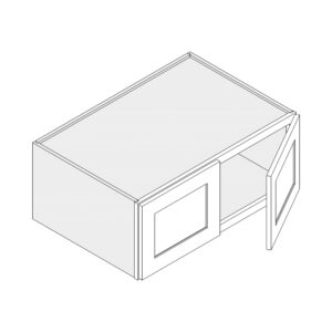 Refrigerator Cabinet — 30", 33" & 36" Wide, 24" Deep, Two Doors