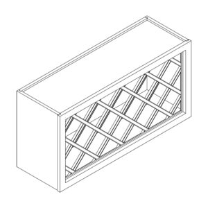 Wine Rack — 24", 30" & 36" Wide, 10, 12 or 18 Compartments