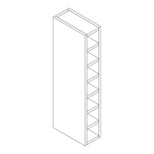 Euro Wine Rack — 6" Wide